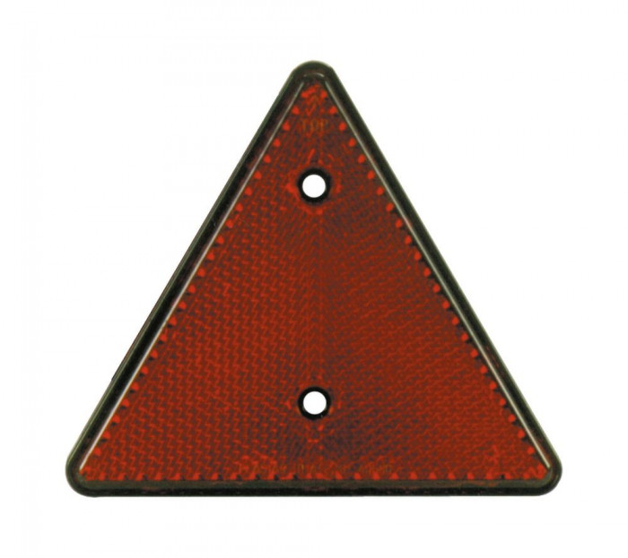 Catadioptru reflectorizant triunghi Carpoint fixare cu surub , 1 buc la blister AutoDrive ProParts