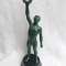 Statueta din metal - trofeu, perioada interbelica