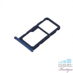 Usita Sim si Card Micro SD Huawei P20 Lite Originala Albastra foto