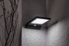 Aplica solara LED SMD, 300 lm, lumina rece - 10000 K, cu senzor de miscare, IP44 foto