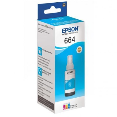 Cartus cerneala Cyan Epson 664 C13T66424A 70ml Originala foto