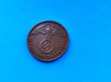 2 Pfennig 1938 lit. D -Germania-stare buna-patina frumoasa