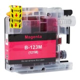 Cartus Compatibil Brother LC123M Magenta pentru Imprimante DCP-J132W, DCP-J152W