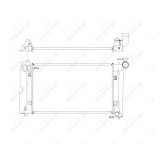 Radiator racire motor Nrf 53397