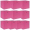 vidaXL Cutii depozitare, 10 buc., roz, 32x32x32 cm, textil 288347