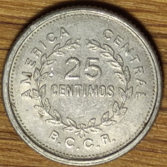 Costa Rica - moneda de colectie - 25 centimos 1986 - varietate greu de gasit !