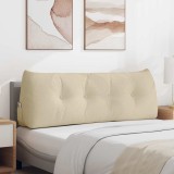 vidaXL Perna pentru spate Crem 140 x 24 x 50 cm țesătură 42014506