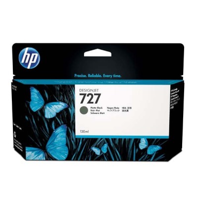 Cartus Original HP 727 B3P22A Matte Black T1500 T1530 T2500 T2530 foto