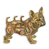 Buldog-statueta STEAMPUNK din rasini SP-21, Animale