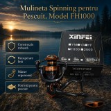 Mulineta Spinning pentru Pescuit, Model FH1000