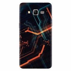 Husa silicon pentru Samsung Grand Prime, Circuits foto