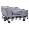 Canapea pentru caini, gri, 57x34x36 cm, plus