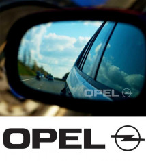 Stickere oglinda ETCHED GLASS - OPEL (set 3 buc.) foto