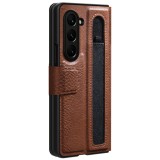 Husa Nillkin Aoge pentru Samsung Galaxy Z Fold 5, maro