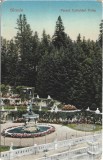 CP707N Sinaia, Parcul Castelului Peleș, carte poștală necirculată