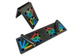Placă fitness pentru flotări, pliabilă, plastic, multicolor, 60x18 cm
