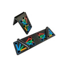 Placă fitness pentru flotări, pliabilă, plastic, multicolor, 60x18 cm