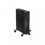 Radiator (calorifer) pe ulei, negru, 2.5kW, telecomanda, display LED, tip TRH25E, Trotec