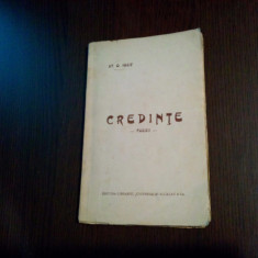 ST. O. IOSIF - Credinte poezii - Editura Librariei Alcalay, 1905, 120 p.