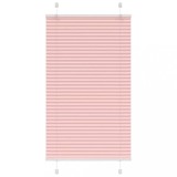 VidaXL Jaluzea plisată roz 70x150 cm Lățime țesătură 69,4cm poliester