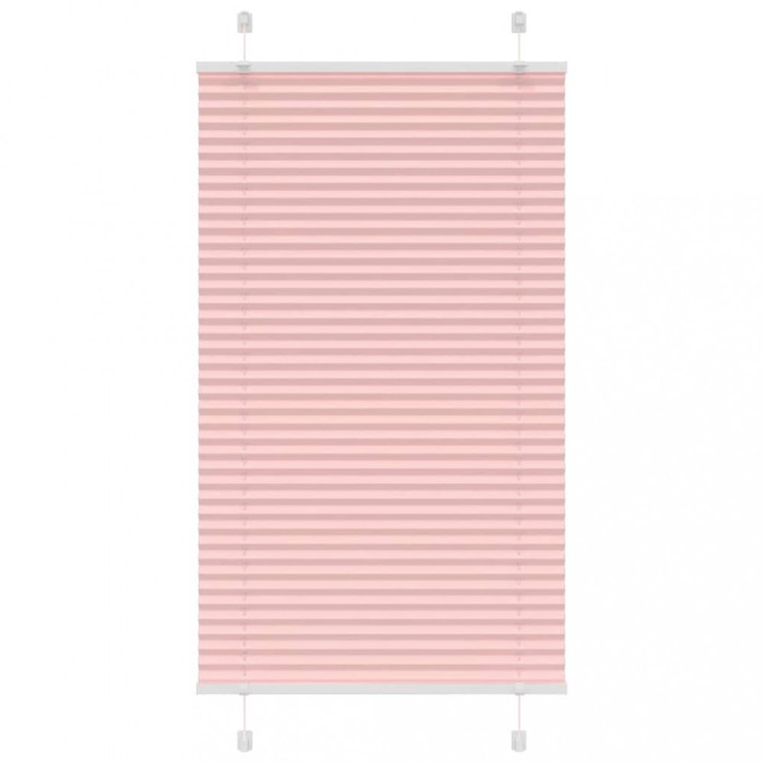 Jaluzea plisată roz 70x100 cm Lățime țesătură 69,4cm poliester