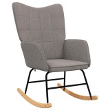 VidaXL Scaun balansoar, gri taupe, material textil