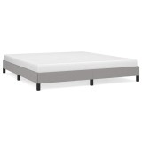 Cumpara ieftin Cadru de pat fara saltea, gri deschis, 180x200 cm, textil