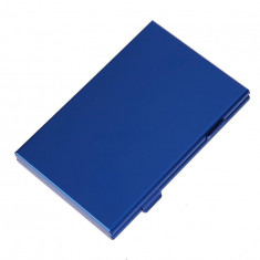 TF si micro-SD Carcasa din aluminiu pentru caduri de memorie-Culoare Albastru