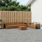 Cumpara ieftin Set de canapele de exterior 7 buc. 6-Locuri natural