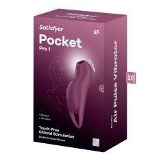 Pocket Pro 1 - Stimulator clitoris, mov, 13.9 cm