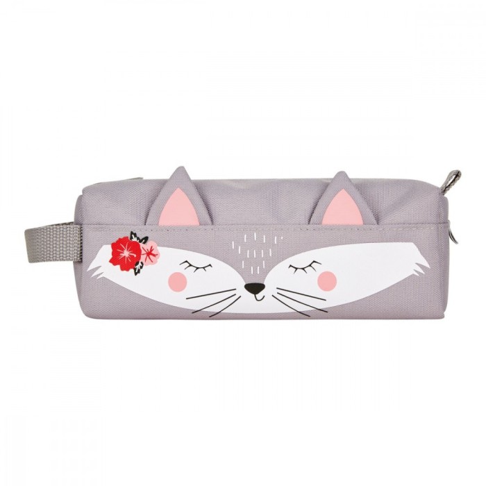 Penar neechipat fete, 1 fermoar, Dimensiuni 7x8x20.5cm, tip etui Quattro, Motiv