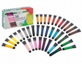 Set 36 tempera acrilica Creative Craft, 20 ml