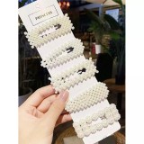 Cumpara ieftin Set 5 Agrafe Par Cu Perle - 125371