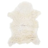 VidaXL Piele de oaie, crem, 70x100 cm