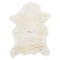 vidaXL Piele de oaie, crem, (60-70)x(90-100) cm 335862