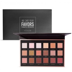 Trusa 18 farduri de pleoape Focallure We Care Your Favors, 02 Neutrals