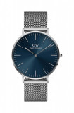 Daniel Wellington ceas barbati, culoarea argintiu