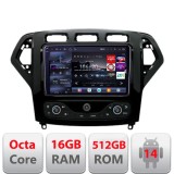 Navigatie Ford Mondeo 2007-2010 Android radio gps internet 8 core QLED 2K 16+512GB 360 Edotec