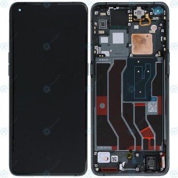 Oppo Find X3 Pro (CPH2173) Unitate de afișare complet negru lucios 4906614 foto