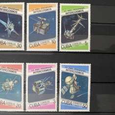 PC136 - Cuba 1978 Intercosmos, serie MNH, 6v