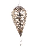 Cumpara ieftin Set 4 globuri brad Craciun sticla aurie Fascinate &Oslash;14x29h