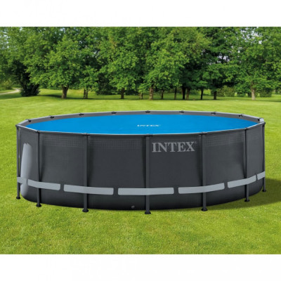 Intex Prelată solară de piscină, albastru, 470 cm, polietilenă foto