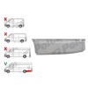 Segment aripa spate MERCEDES SPRINTER, 02.2018- model EXTRA LUNG, partea Stanga, otel galvanizat; in spatele rotii; sub ornament lateral; Lungime 139, Rapid