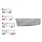 Segment aripa spate MERCEDES SPRINTER, 02.2018- model EXTRA LUNG, partea Stanga, otel galvanizat; in spatele rotii; sub ornament lateral; Lungime 139