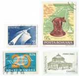 Rom&acirc;nia, LP 497/1960, LP 919/1976, LP 1358/1994, LP 1644/2004, 4 serii oblit.