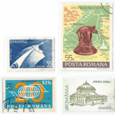 România, LP 497/1960, LP 919/1976, LP 1358/1994, LP 1644/2004, 4 serii oblit.