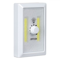Lumină LED Reglabilă, Magnet, 7.5x11 cm, Alb, Baterii Incluse