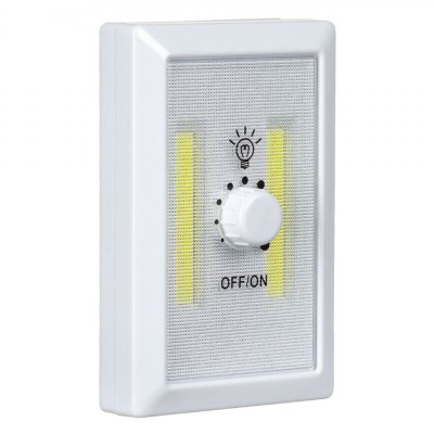 Lumină LED Reglabilă, Magnet, 7.5x11 cm, Alb, Baterii Incluse foto