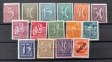 1920 D.Reich Porto Mi=158-170+33-81-MNH, Nestampilat