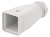 Carcasă conectori HDC 3 M20 pe cablu drept